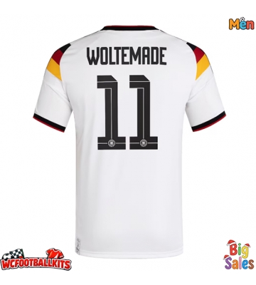 Germany Nick Woltemade #11 Replica Home Stadium Shirt World Cup 2026 Short Sleeve